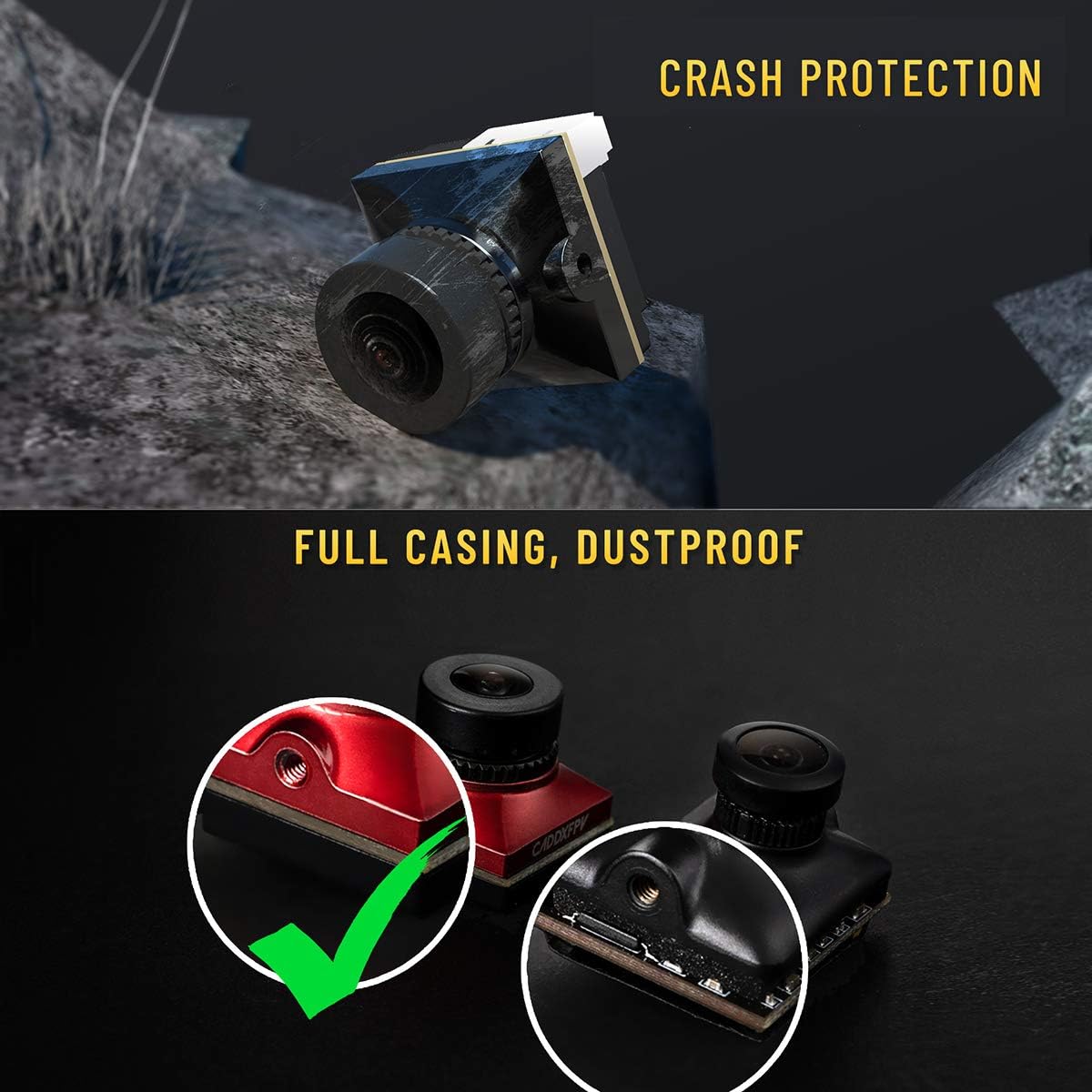 CADDX Kamera Micro FPV Ratel 2 - Drone Racing Camera ulasan dan harga