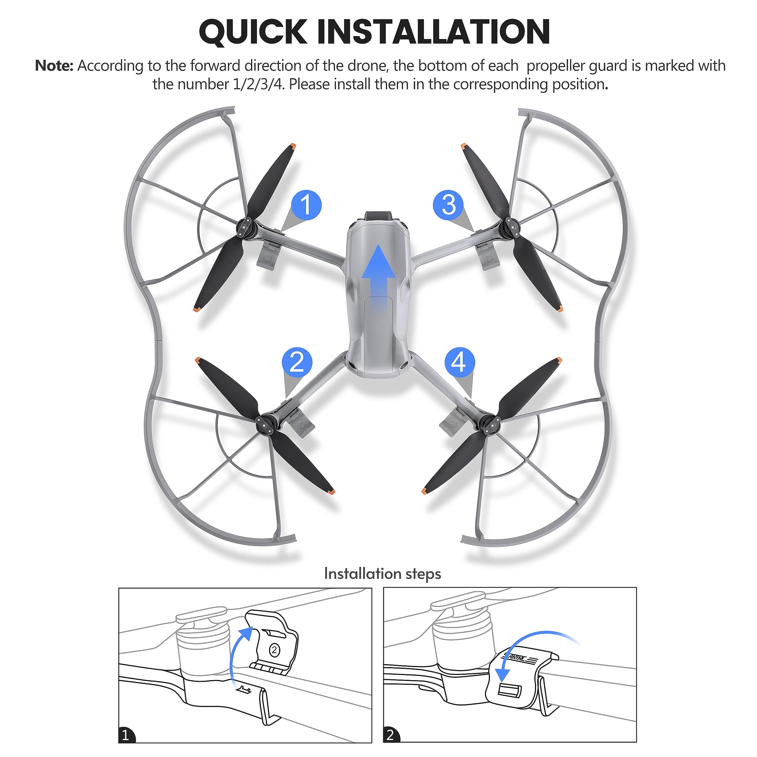 STARTRC Pelindung Baling-Balin - Dji Drone Air 3 ulasan dan harga