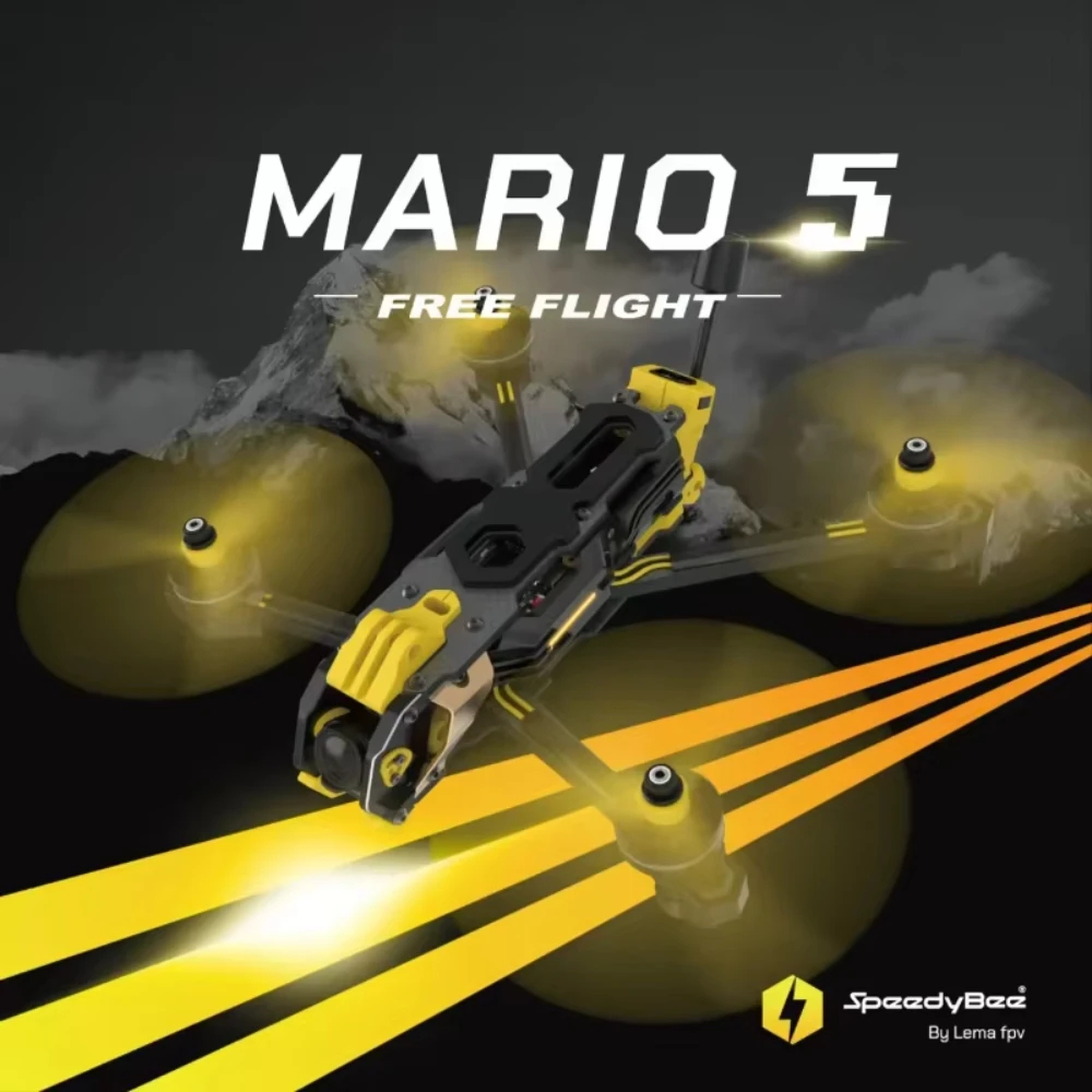 Kit Rangka Speedybee Mario 5 O - Drone Racing Frame ulasan dan harga